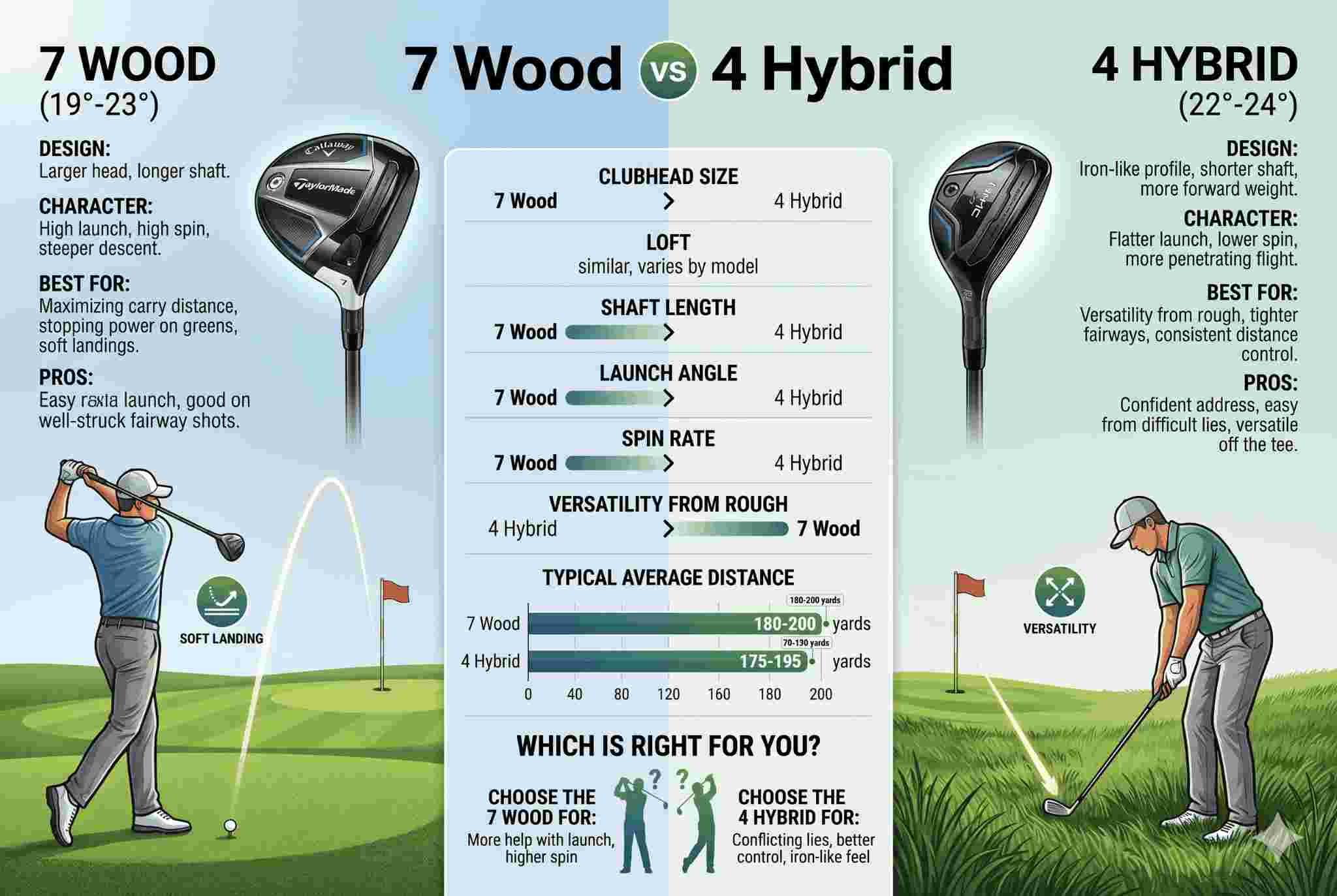 What Is a 7 Wood and What Is a 4 Hybrid?
